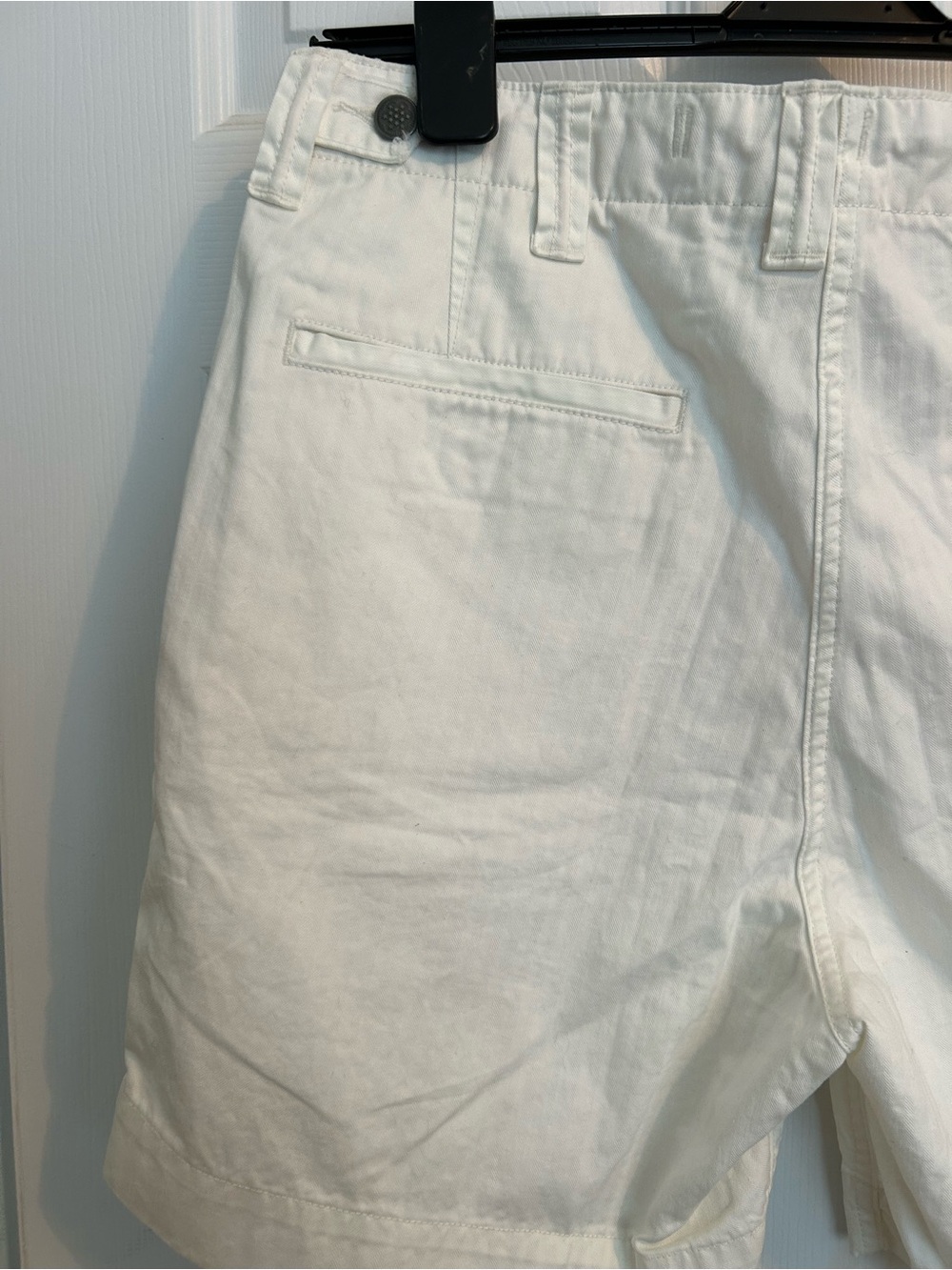 RARE Ralph Lauren Double RL Off White Cotton Flat-Front Field Shorts - Picture 7 of 13